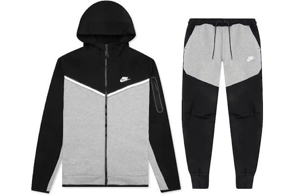 Nike Tech Black Gray White set