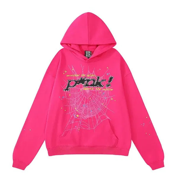 Pink Spider Hoodie