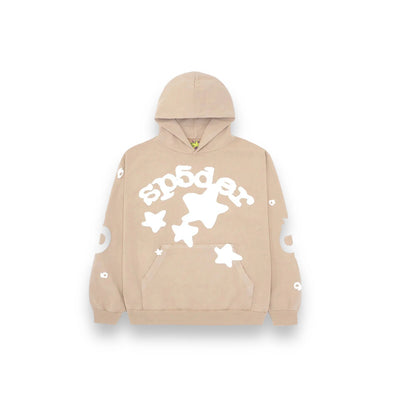 Beige Spider Hoodie