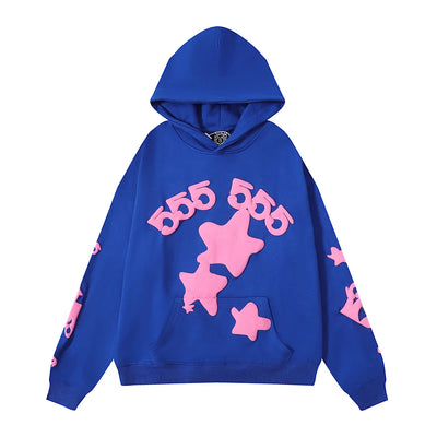 Blue Pink Spider Hoodie