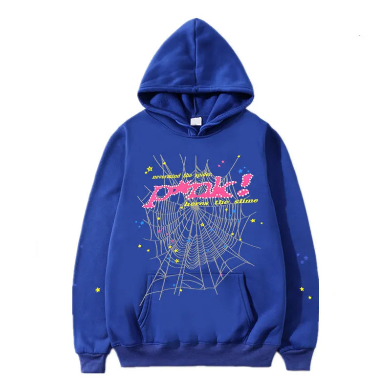 Blue Pink Spider Hoodie