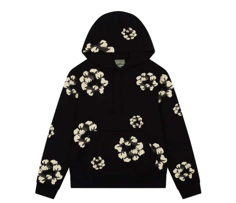 Cactus Tears Wreath Hoodie Black