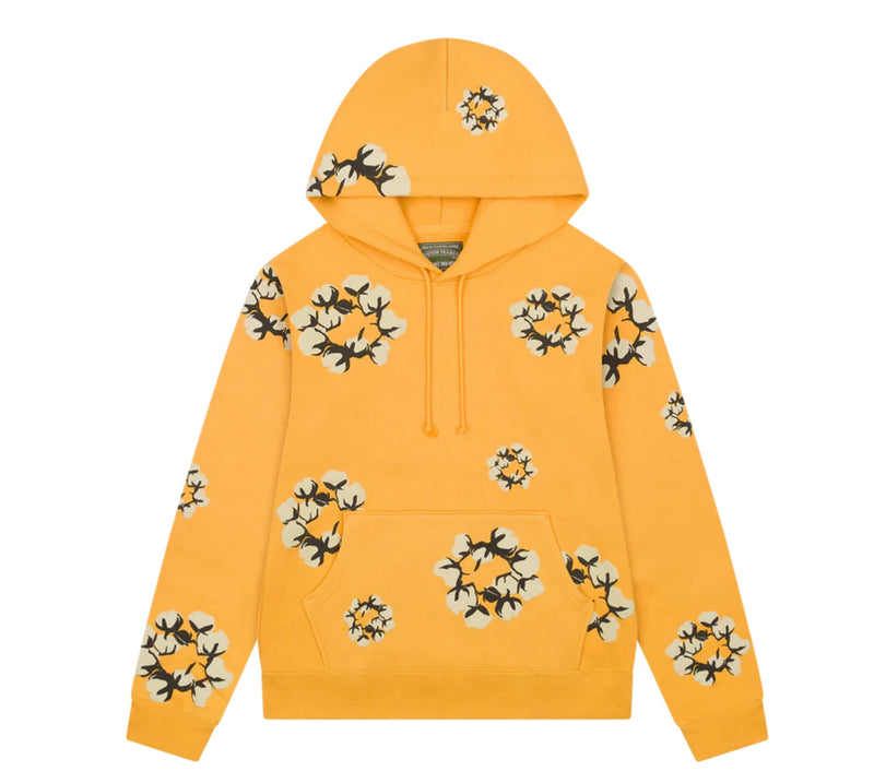 Cactus Tears Wreath Hoodie Yellow