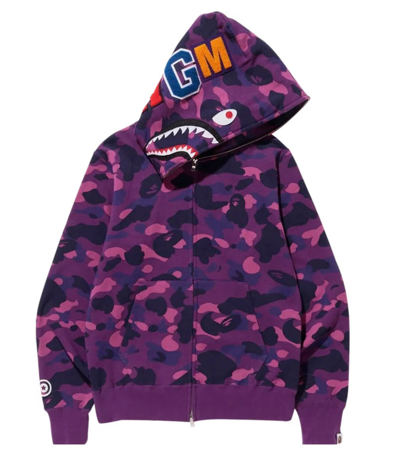 Bape Hoodie Purple