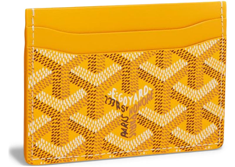 Goyard Wallet Yellow