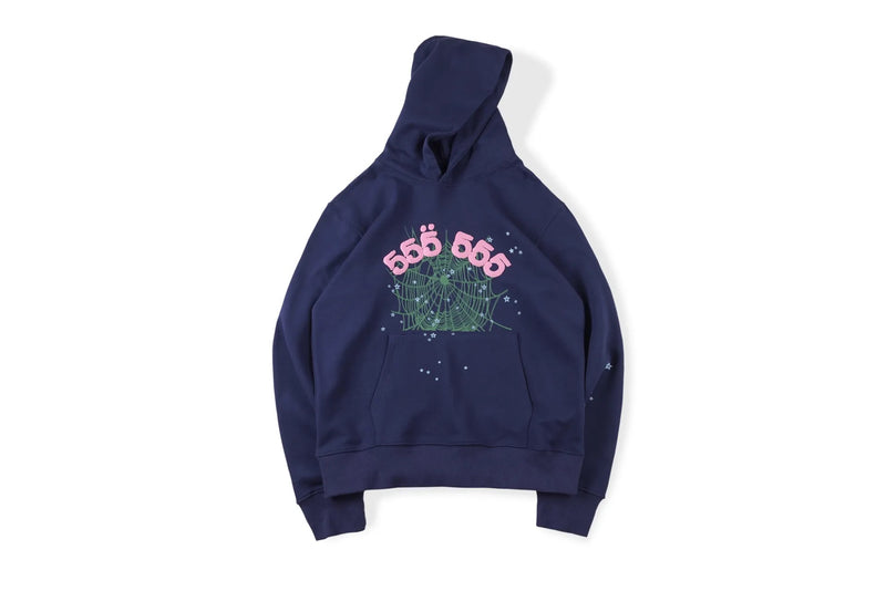 Purple 555 Spider Hoodie