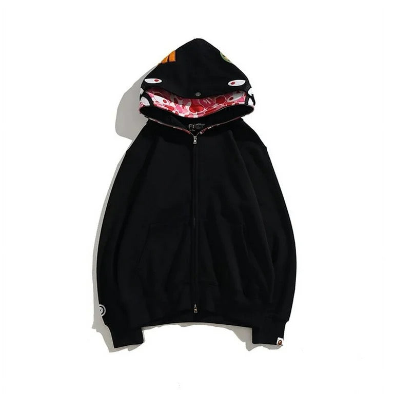 Bape Hoodie Black and Pink